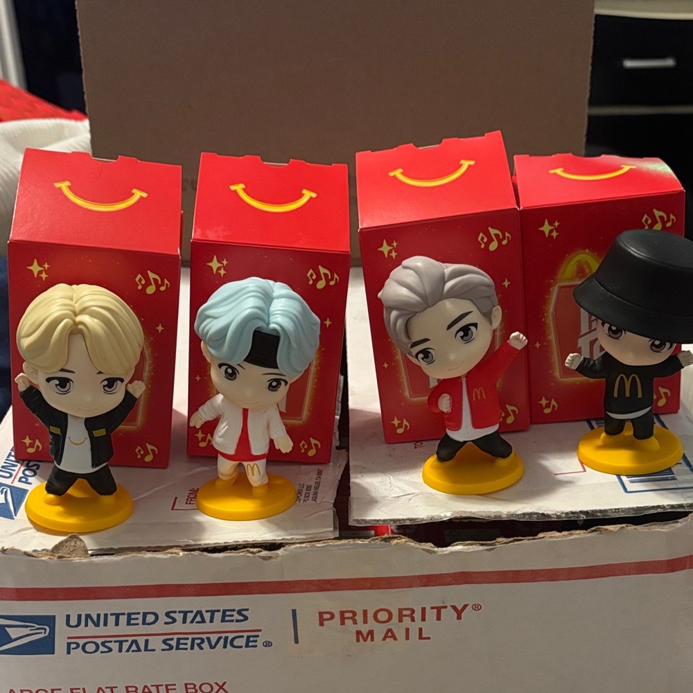 McDonald's Kids Toys with Red and Yellow Accents